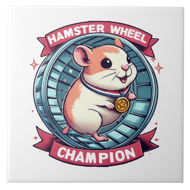 Carreau Champion de roue Hamster (Devant)