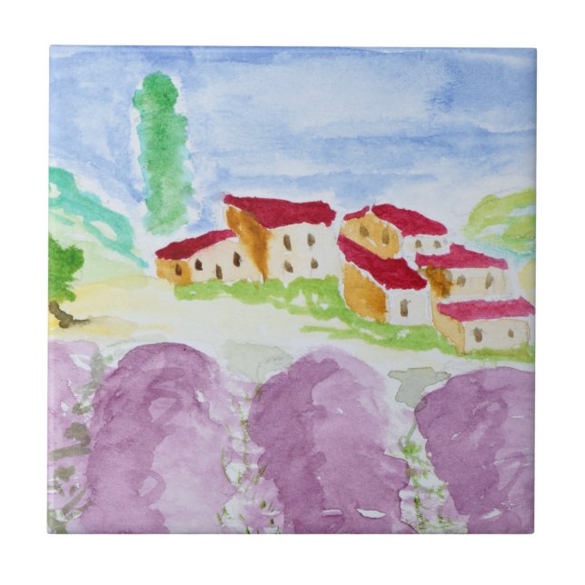 Carreau Champs de lavande Abbaye de Senanque | Provence (Devant)