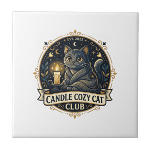 Carreau Chandelle Cosy Cat Cat Papa Idée Cadeau - Chandell