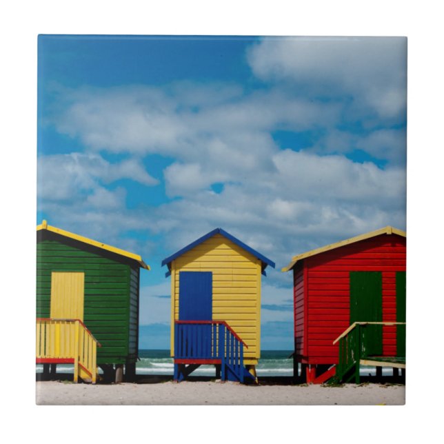 Carreau Changement de décors. Plage de Muizenberg, Le Cap (Devant)
