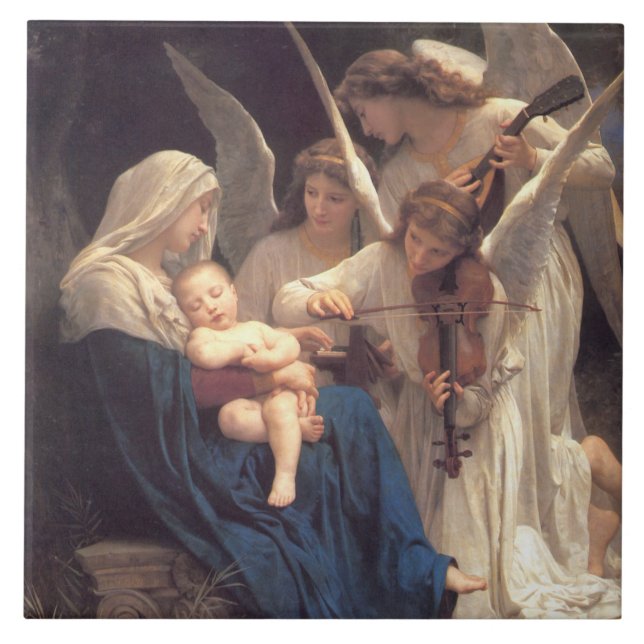 Carreau Chanson des Anges (Art Vintage) (Devant)