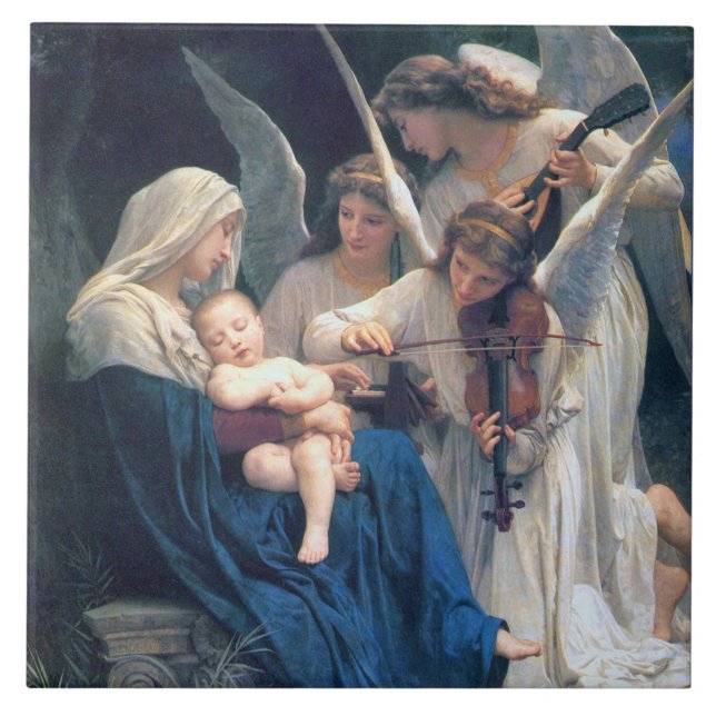 Carreau Chanson des beaux-arts d'anges (Devant)