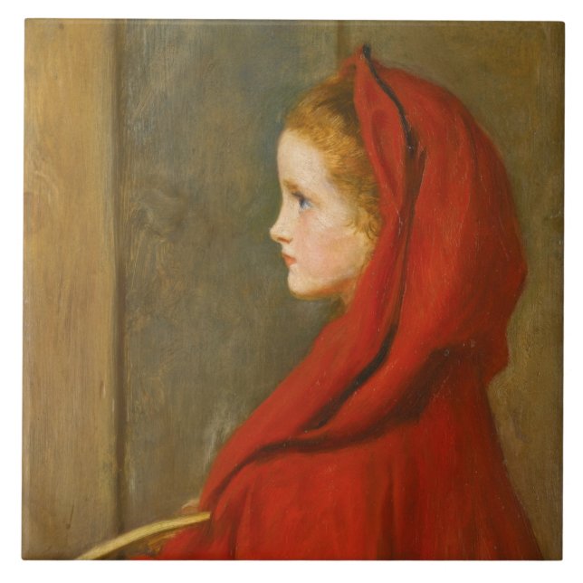 Carreau Chaperon rouge (par John Everett Millais) (Devant)