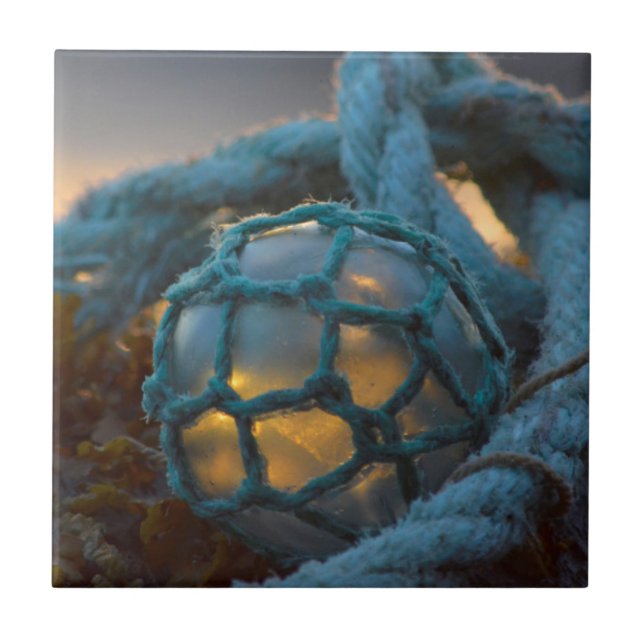 Carreau Char de pêche au verre, Sunset, Alaska (Devant)