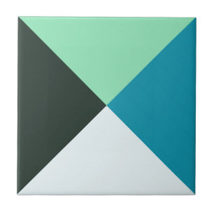 Carreau Charbon Blanc Turquoise Vert bleu Aqua Turquoise