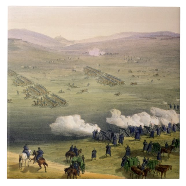 Carreau Charge de la brigade de cavalerie légère, le 25 (Devant)