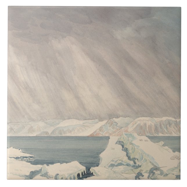 Carreau Charles Hamilton Smith - Spitzbergen, (Devant)