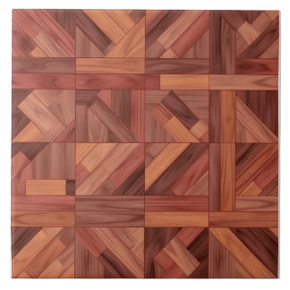 Carreau Charmante Motif en bois de rose Décor Décor Carrel