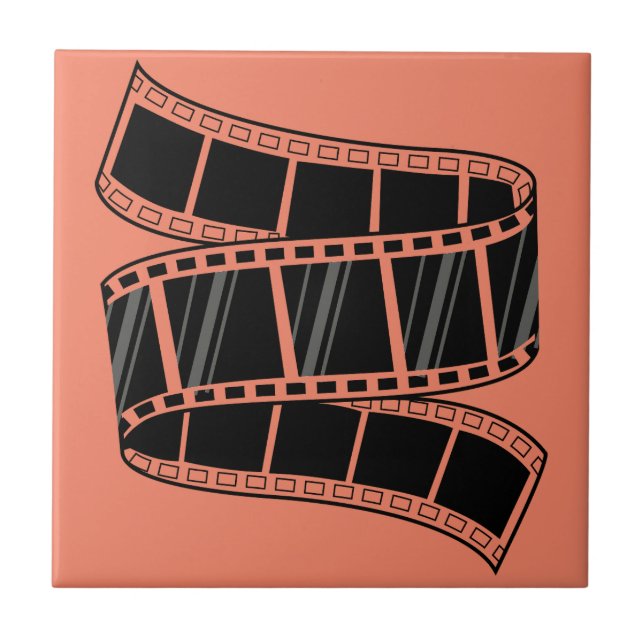 Carreau Charme du cinéma classique : Filmstrip rétro (Devant)