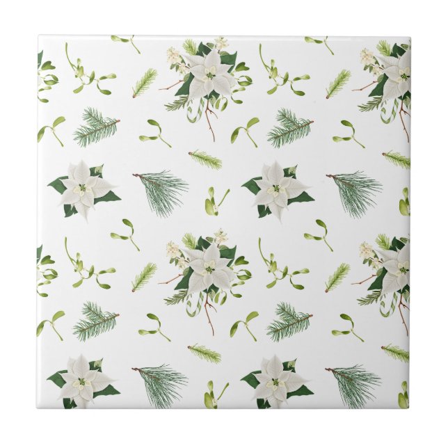Carreau Charming Floral Pattern Ceramic Tile for Home Inte (Devant)