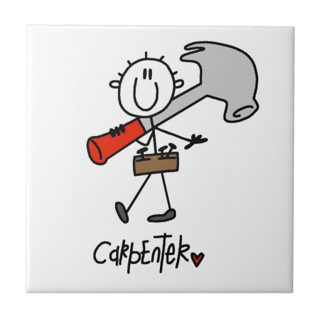 Carreau Charpentier avec marteau (Devant)
