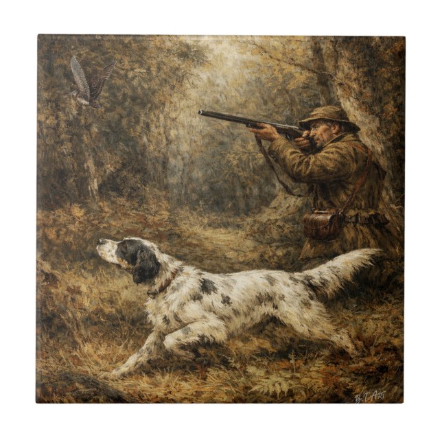 Carreau Chasse à la bécasse  (Devant)