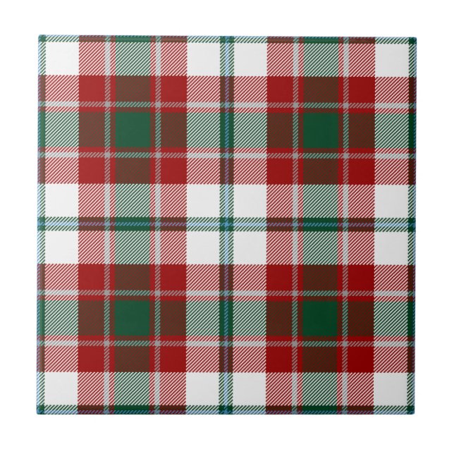 Carreau Chasse au clan de Glasgow Tartan Plaid (Devant)