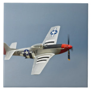 Carreau Chasseur P-51D Mustang avec marquages du jour J en