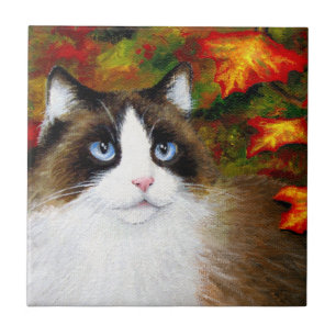 Carreau Chat 566 Automne Automne
