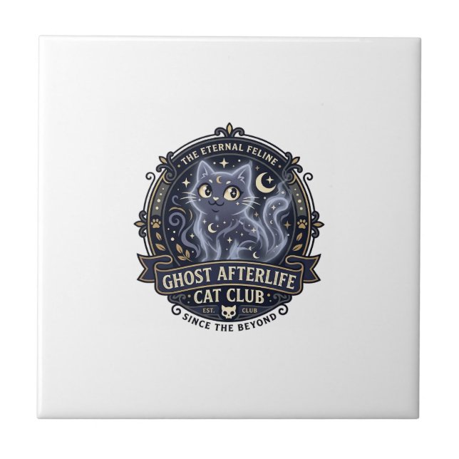 Carreau Chat après-vie Chat Papa Idée de Cadeau - Après-vi (Devant)