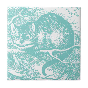 Carreau Chat bleu de Cheshire