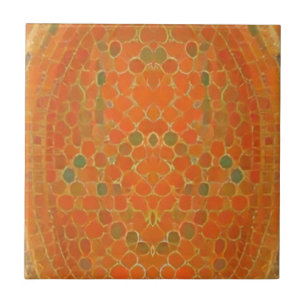 Carreau Chat bleu mosaïque marocaine Art abstrait soleil d