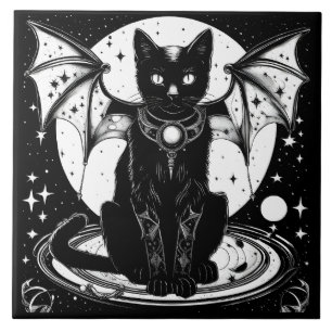 Carreau Chat Chat Cosmique Chat Chat I