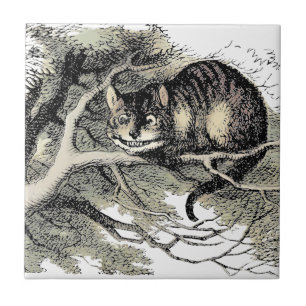 Carreau Chat de Cheshire Alice au Pays des Merveilles Clas