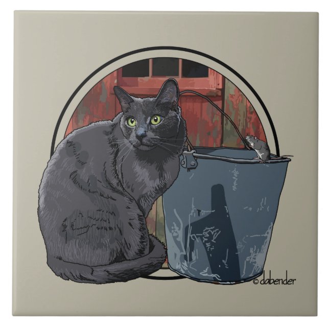 Carreau Chat de grange (Devant)