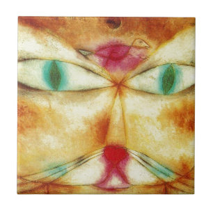 Carreau Chat et oiseau par Paul Klee