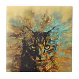 Carreau Chat orange 617