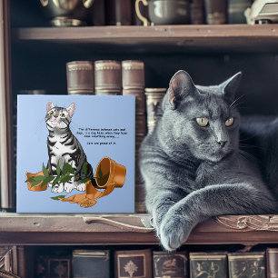 Carreau Chat plante