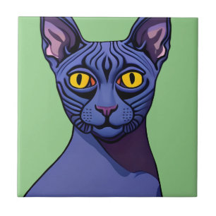 Carreau Chat Sphynx