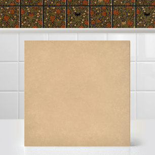Carreau Chat William Morris feuille d'acanthe beige accent