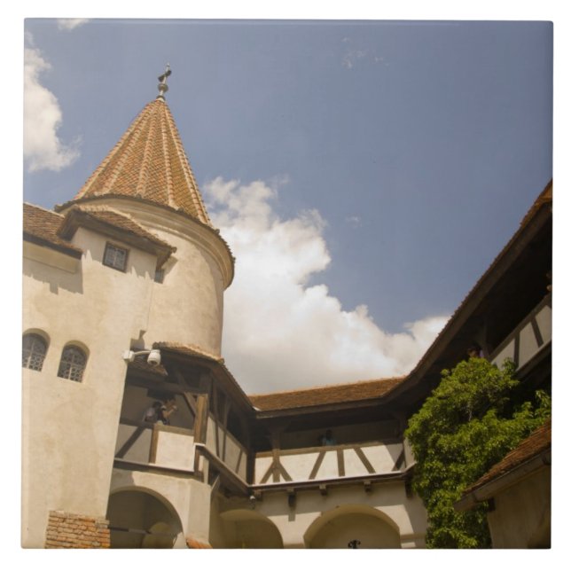 Carreau Château de Bran du 13e siècle (château de Dracula) (Devant)
