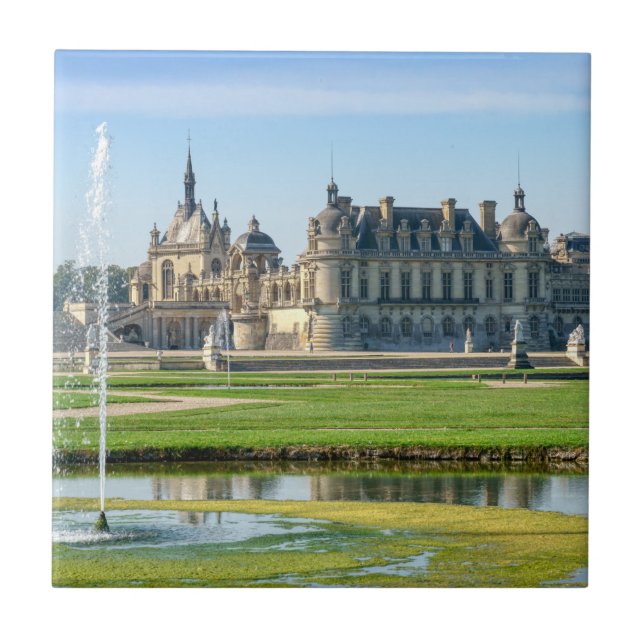 Carreau Château de Chantilly et Le Notre Garden - France (Devant)