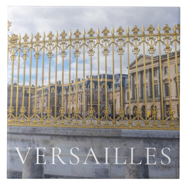 Carreau Château de Versailles rambardes céramique (Devant)