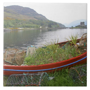 Carreau Château d'Eilean Donan, Écosse. Le célèbre Eilean