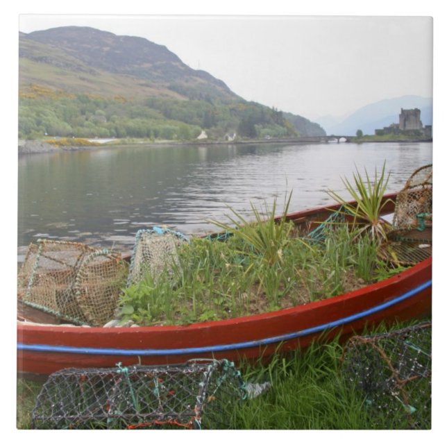 Carreau Château d'Eilean Donan, Écosse. Le célèbre Eilean  (Devant)