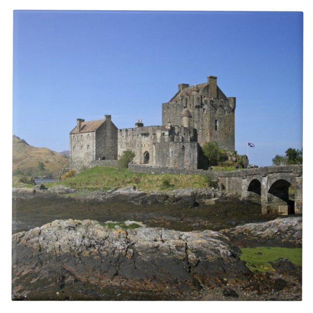 Carreau Château d'Eilean Donan, Écosse. Le célèbre Eilean  (Devant)