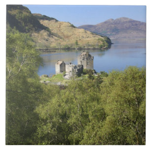 Carreau Château d'Eilean Donan, Écosse. Le célèbre Eilean