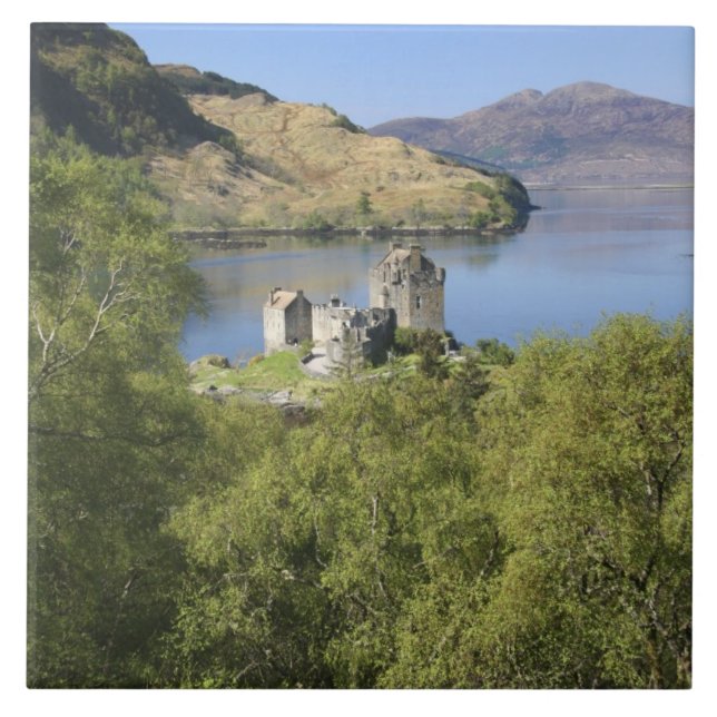 Carreau Château d'Eilean Donan, Écosse. Le célèbre Eilean (Devant)