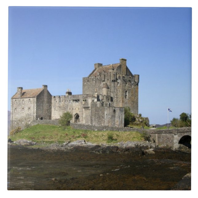 Carreau Château Eilean Donan, Écosse. Le célèbre Eilean 3 (Devant)