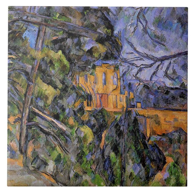 Carreau Château Noir de Paul Cezanne (Devant)