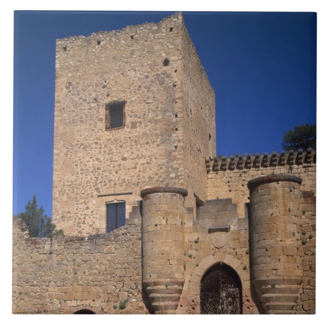 Carreau Château Pedraza, Castille-et-León, Espagne 2 (Devant)