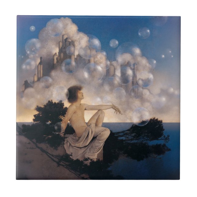 Carreau Châteaux en Espagne de Maxfield Parrish 1904 Fanta (Devant)