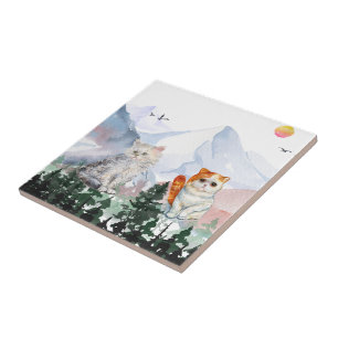 Carreau Chats géants d'imaginaire en montagne