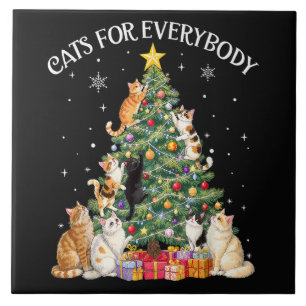 Carreau Chats pour Noël amateur de chats pour tous