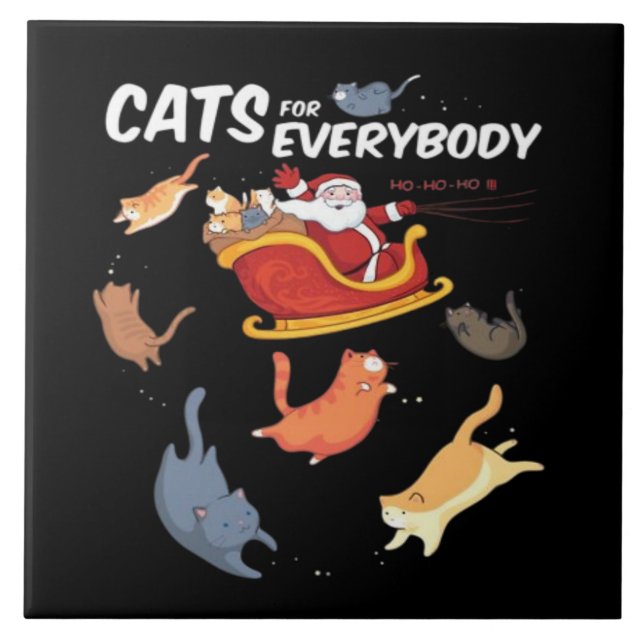 Carreau Chats pour tout le monde  (Devant)
