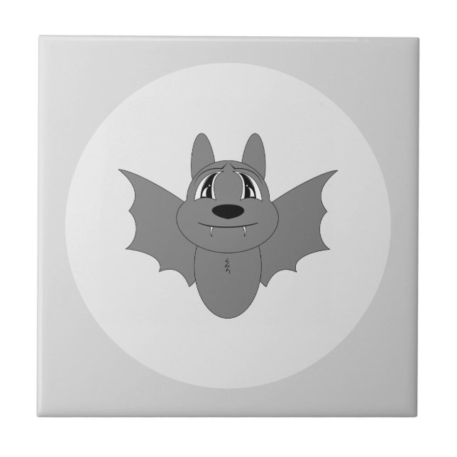 Carreau Chauve-souris mignonne (Devant)