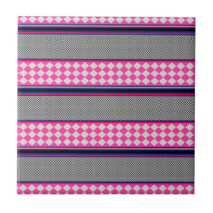 Carreau Check Stripes Harlequin Conception de Motif mixte