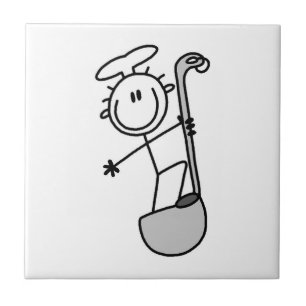 Carreau Chef Bonhomme Allumette Avec Louche