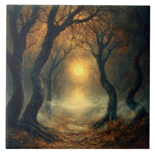 Carreau Chemin d'automne de la lune