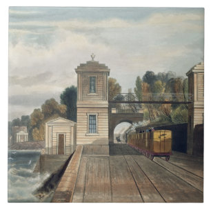 Carreau Chemin de fer de Dublin et de Kingstown :